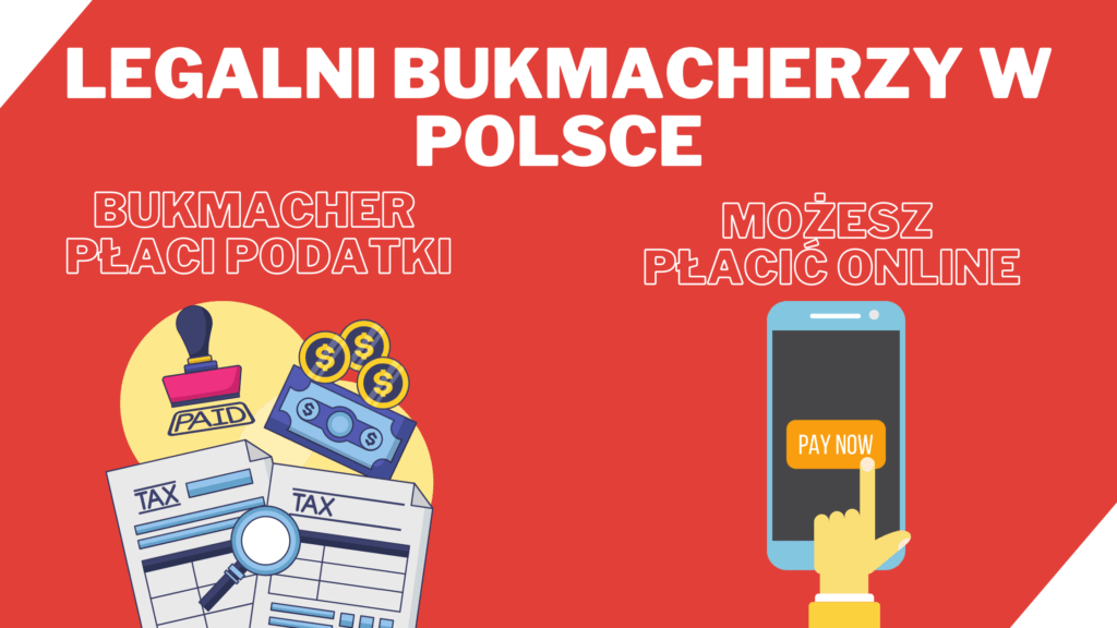 Legalni bukmacherzy w Polsce - podatki i płatności online