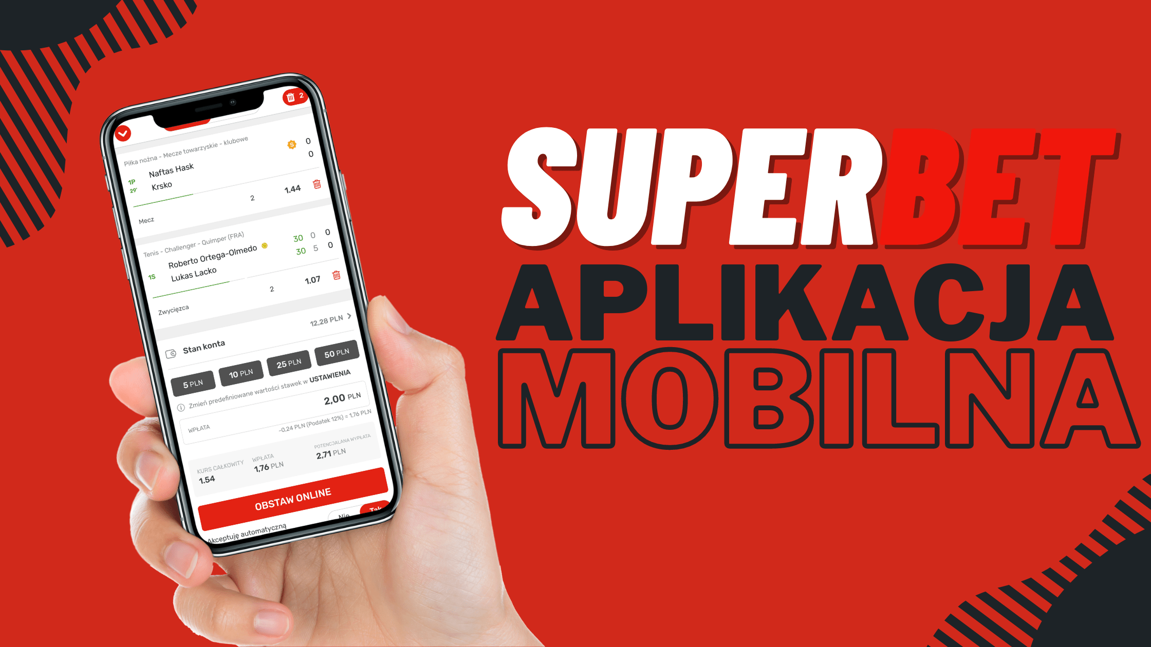 Legalny bukmacher Superbet aplikacja mobilna