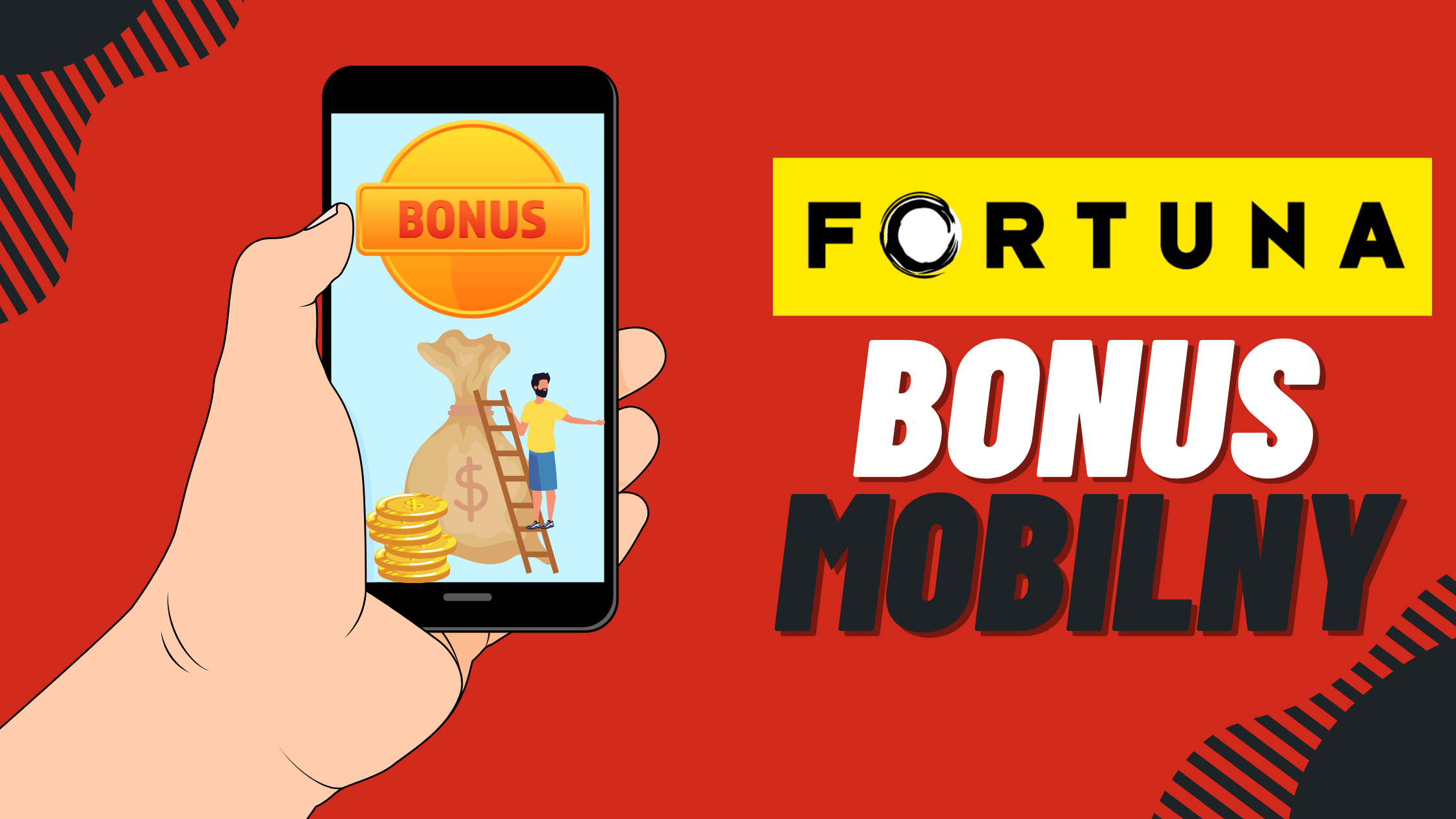 Legalny polski bukmacher Fortuna bonus mobilny w aplikacji