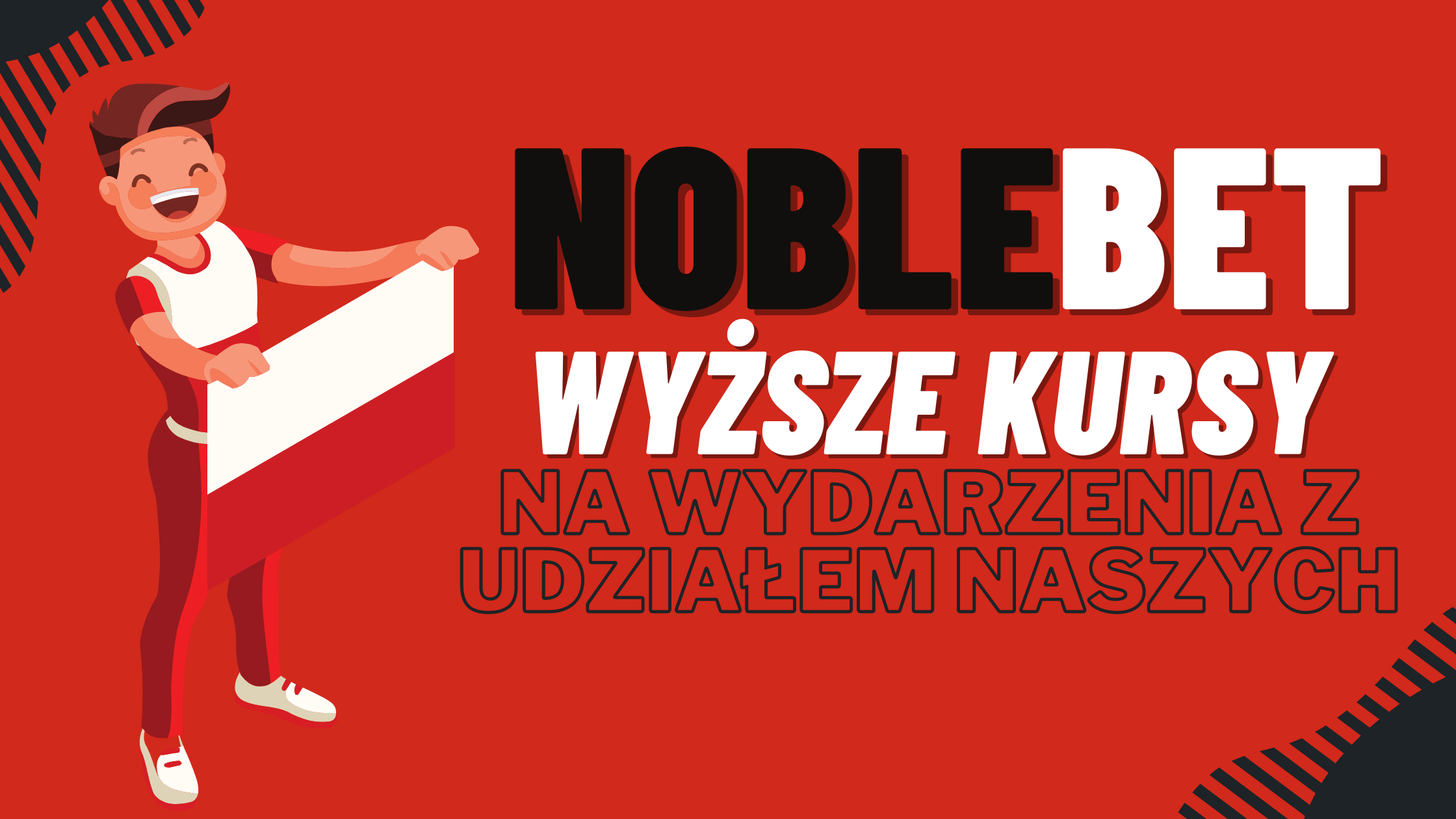 Legalny bukmacher Noblebet wyższe kursy na wydarzenia z udziałem naszych